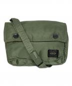 PORTERポーター）の古着「TANKER SHOULDER BAG　（タンカーショルダーバッグ）」｜グリーン