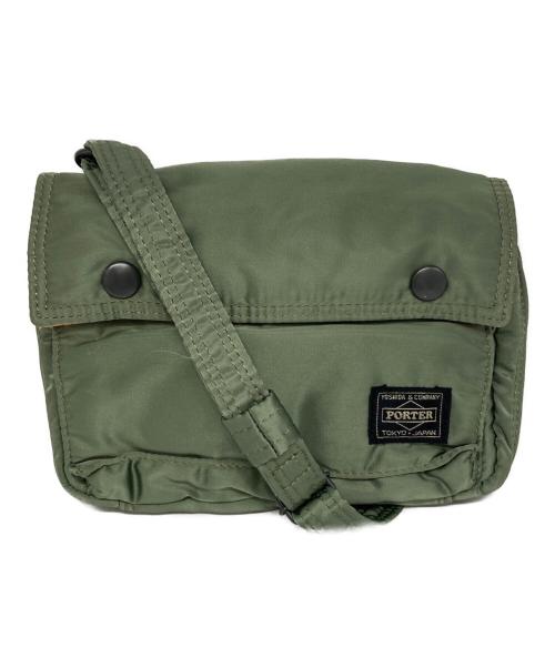 PORTER（ポーター）PORTER (ポーター) TANKER SHOULDER BAG　（タンカーショルダーバッグ） グリーンの古着・服飾アイテム