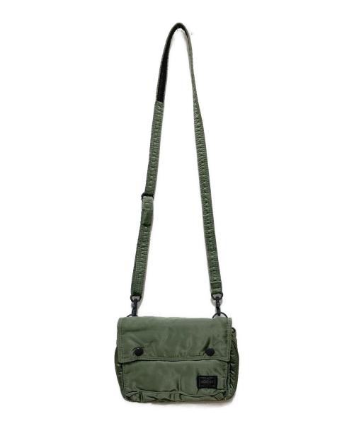 PORTER（ポーター）PORTER (ポーター) TANKER SHOULDER BAG　（タンカーショルダーバッグ） グリーンの古着・服飾アイテム
