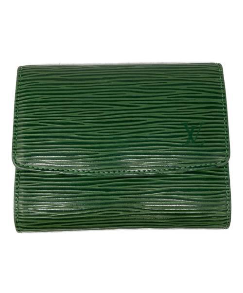 LOUIS VUITTON（ルイ ヴィトン）LOUIS VUITTON (ルイ ヴィトン) 3つ折り財布 グリーンの古着・服飾アイテム