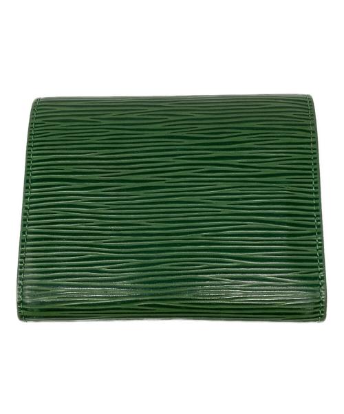 LOUIS VUITTON（ルイ ヴィトン）LOUIS VUITTON (ルイ ヴィトン) 3つ折り財布 グリーンの古着・服飾アイテム