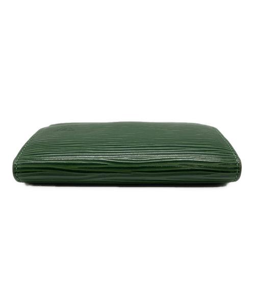 LOUIS VUITTON（ルイ ヴィトン）LOUIS VUITTON (ルイ ヴィトン) 3つ折り財布 グリーンの古着・服飾アイテム