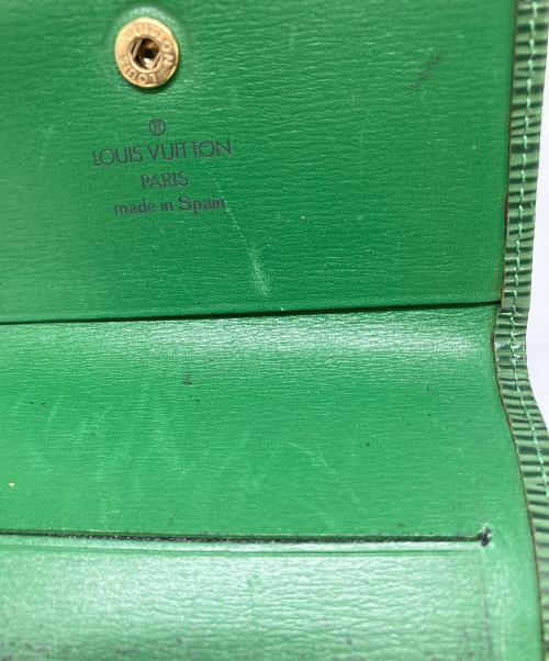 LOUIS VUITTON（ルイ ヴィトン）LOUIS VUITTON (ルイ ヴィトン) 3つ折り財布 グリーンの古着・服飾アイテム
