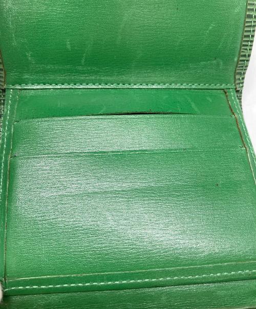LOUIS VUITTON（ルイ ヴィトン）LOUIS VUITTON (ルイ ヴィトン) 3つ折り財布 グリーンの古着・服飾アイテム
