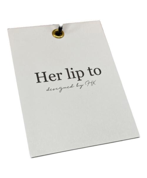 HER LIP TO（ハーリップトゥ）HER LIP TO (ハーリップトゥ) カサブランカ ハット ベージュ 未使用品の古着・服飾アイテム