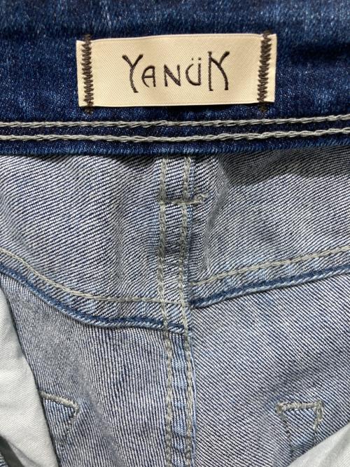 YANUK（ヤヌーク）YANUK (ヤヌーク) ハイウエスト フレア デニムパンツ ブルー サイズ:27の古着・服飾アイテム