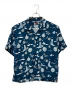 DANダン）の古着「Space Aloha Shirt」｜ネイビー