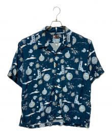 DAN（ダン）の古着「Space Aloha Shirt」｜ネイビー