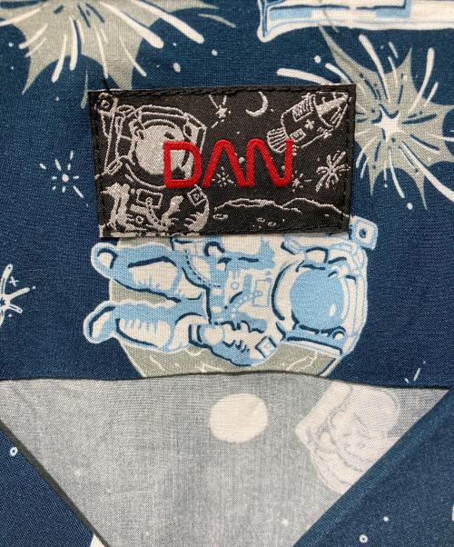 DAN（ダン）DAN (ダン) Space Aloha Shirt ネイビー サイズ:Mの古着・服飾アイテム