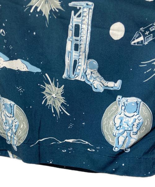 DAN（ダン）DAN (ダン) Space Aloha Shirt ネイビー サイズ:Mの古着・服飾アイテム