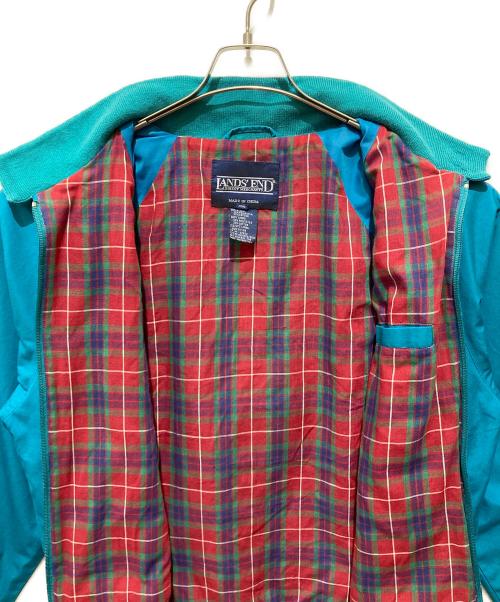 LAND'S END（ランズエンド）LAND'S END (ランズエンド) ハリントンジャケット グリーン サイズ:Mの古着・服飾アイテム