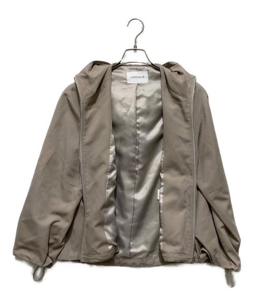 La TOTALITE（ラ ト―タリテ）La TOTALITE (ラ ト―タリテ) ライトグログラン ブルゾン ブラウン サイズ:不明の古着・服飾アイテム