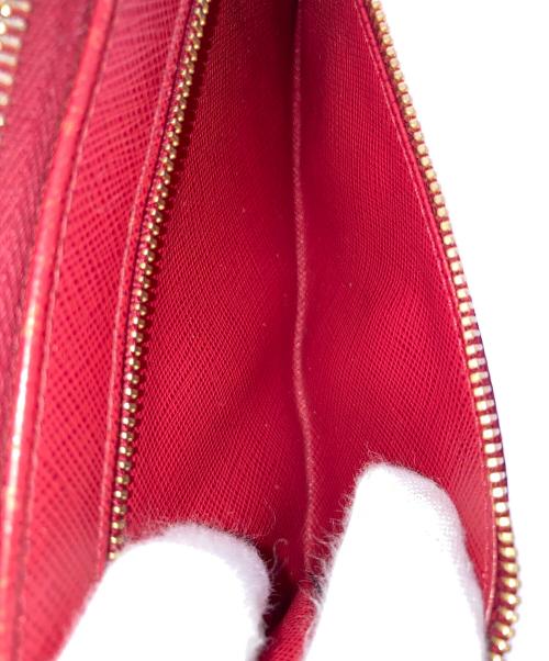 PRADA（プラダ）PRADA (プラダ) L字ファスナーウォレット レッド サイズ:OneSizeの古着・服飾アイテム