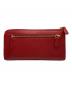 PRADA (プラダ) L字ファスナーウォレット レッド サイズ:OneSize：16000円