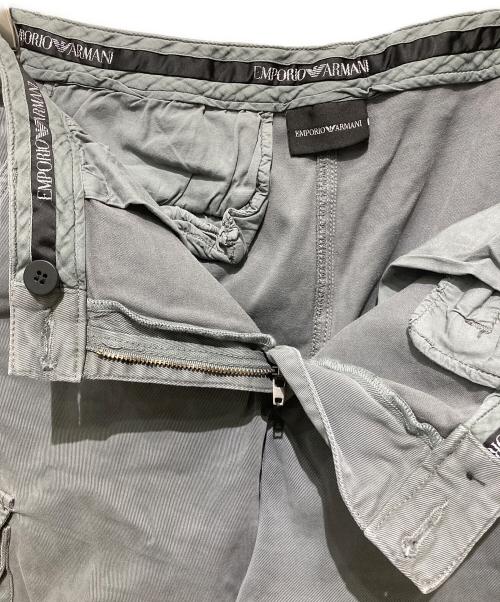 EMPORIO ARMANI（エンポリオ アルマーニ）EMPORIO ARMANI (エンポリオ アルマーニ) サイドラインジッパーカーゴパンツ グレー サイズ:44の古着・服飾アイテム