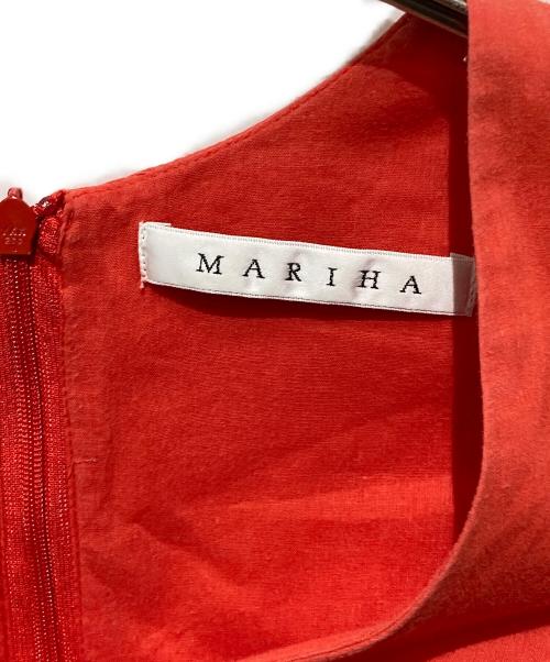 MARIHA（マリハ）MARIHA (マリハ) Demi-Luxe BEAMS (デミルクス ビームス) 別注夏の月影ノースリーブドレス レッド サイズ:OneSizeの古着・服飾アイテム