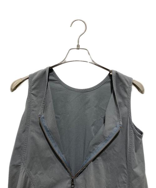 AK+1（エーケーワン）AK+1 (エーケーワン) Demi-Luxe BEAMS (デミルクス ビームス) 別注 リップストップ ワンピース グレー サイズ:36の古着・服飾アイテム