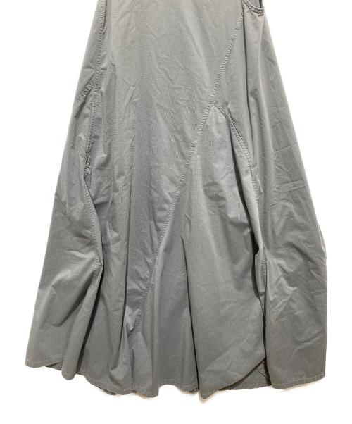 AK+1（エーケーワン）AK+1 (エーケーワン) Demi-Luxe BEAMS (デミルクス ビームス) 別注 リップストップ ワンピース グレー サイズ:36の古着・服飾アイテム
