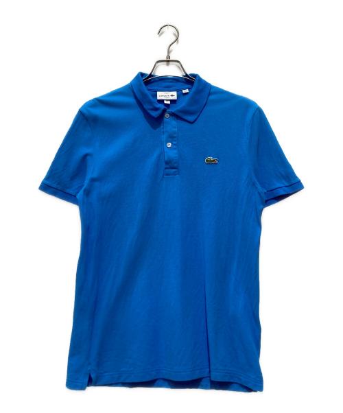 LACOSTE（ラコステ）LACOSTE (ラコステ) ンポイントロゴ ポロシャツ ブルー サイズ:Lの古着・服飾アイテム