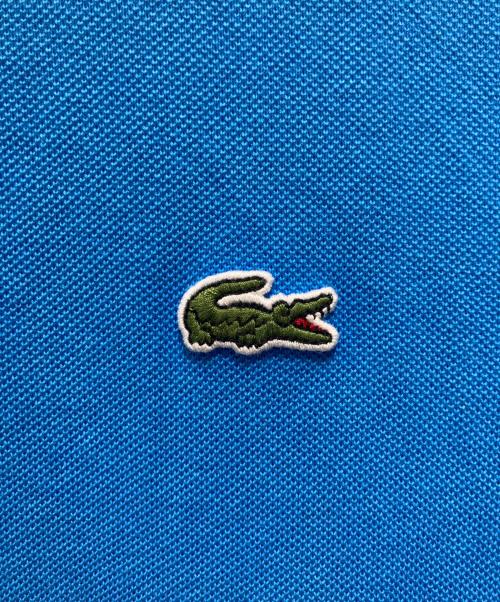 LACOSTE（ラコステ）LACOSTE (ラコステ) ンポイントロゴ ポロシャツ ブルー サイズ:Lの古着・服飾アイテム