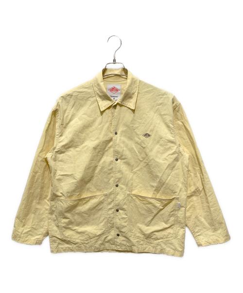 DANTON（ダントン）DANTON (ダントン) コットンリネンカバーオールシャツ イエロー サイズ:38の古着・服飾アイテム
