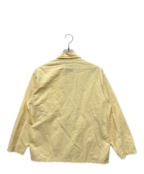 DANTON（ダントン）DANTON (ダントン) コットンリネンカバーオールシャツ イエロー サイズ:38の古着・服飾アイテム