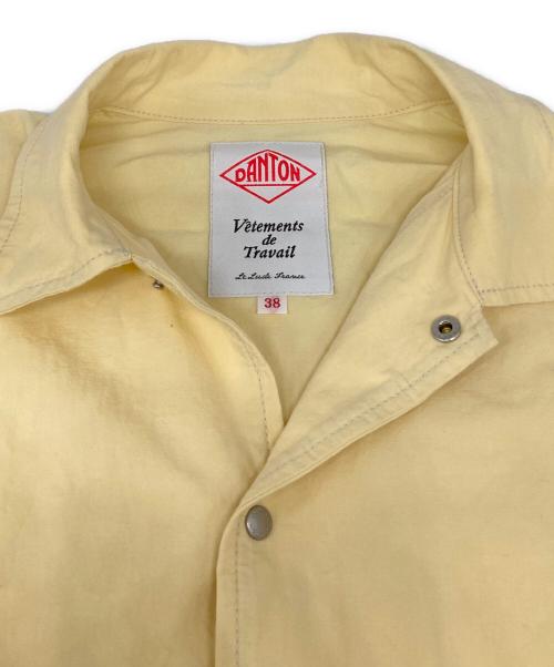 DANTON（ダントン）DANTON (ダントン) コットンリネンカバーオールシャツ イエロー サイズ:38の古着・服飾アイテム