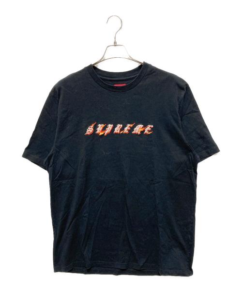 SUPREME（シュプリーム）Supreme (シュプリーム) Flames S/S Top ブラック サイズ:XLの古着・服飾アイテム