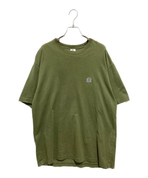 THE BLACK EYE PATCH（ブラックアイパッチ）THE BLACK EYE PATCH (ブラックアイパッチ) ワッペンTシャツ グリーン サイズ:XLの古着・服飾アイテム
