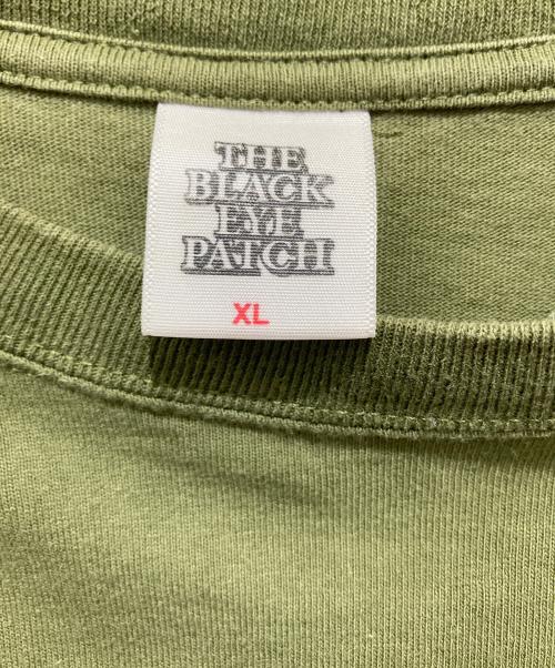 THE BLACK EYE PATCH（ブラックアイパッチ）THE BLACK EYE PATCH (ブラックアイパッチ) ワッペンTシャツ グリーン サイズ:XLの古着・服飾アイテム