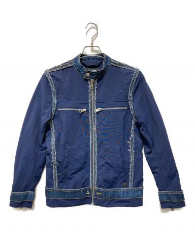 中古・古着通販】DIESEL (ディーゼル) デニムナイロンライダース