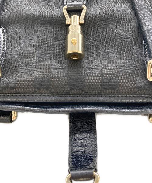GUCCI（グッチ）GUCCI (グッチ) GGキャンバスニュージャッキートートバッグ ブラックの古着・服飾アイテム