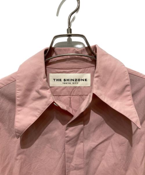 THE SHINZONE（ザ シンゾーン）THE SHINZONE (ザ シンゾーン) ポインテッドカラーシャツ/比翼シャツ ピンク サイズ:34の古着・服飾アイテム