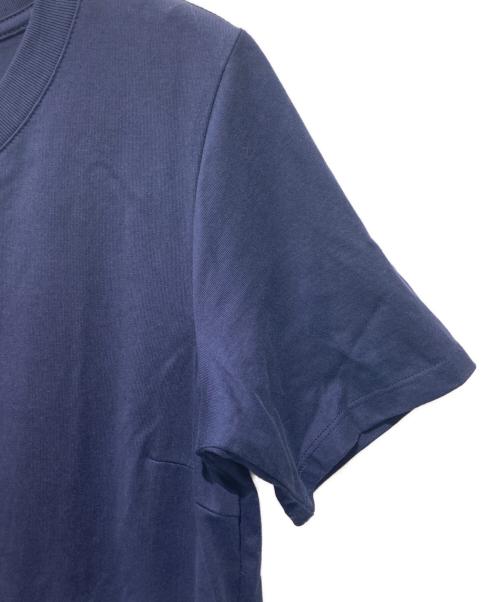 Snidel（スナイデル）Snidel (スナイデル) リボンドッキングTシャツ ネイビー サイズ:Fの古着・服飾アイテム