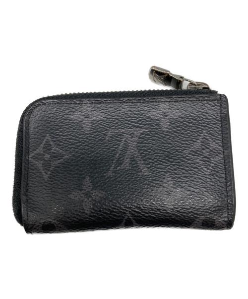 LOUIS VUITTON（ルイ ヴィトン）LOUIS VUITTON (ルイ ヴィトン) モノグラム エクリプス ポルト モネ ジュール / コインケース ブラック サイズ:OneSizeの古着・服飾アイテム
