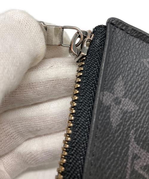 LOUIS VUITTON（ルイ ヴィトン）LOUIS VUITTON (ルイ ヴィトン) モノグラム エクリプス ポルト モネ ジュール / コインケース ブラック サイズ:OneSizeの古着・服飾アイテム