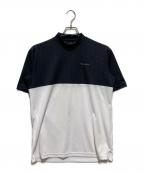 Resurrectionレザレクション）の古着「バイカラー モックネック Tシャツ」｜ブラック
