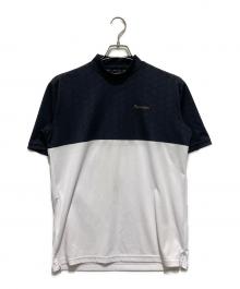 Resurrection（レザレクション）の古着「バイカラー モックネック Tシャツ」｜ブラック