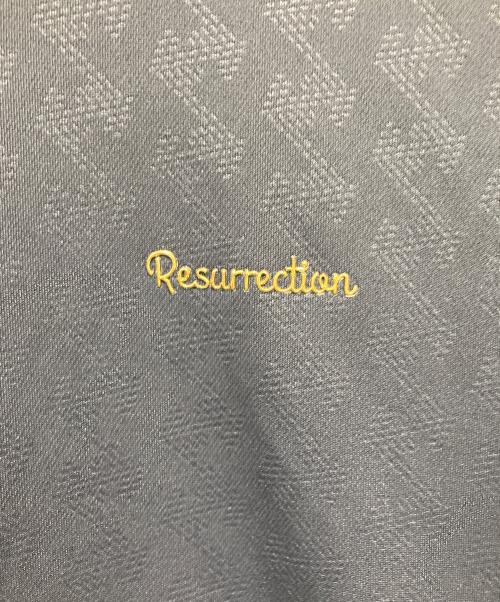 Resurrection（レザレクション）Resurrection (レザレクション) バイカラー モックネック Tシャツ ブラック サイズ:Mの古着・服飾アイテム