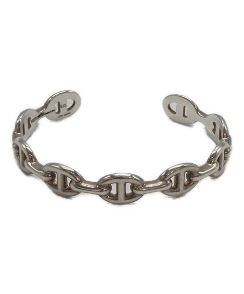 HERMES（エルメス）HERMES (エルメス) シェーヌダンクル アンシェネバングル シルバー サイズ:OneSizeの古着・服飾アイテム