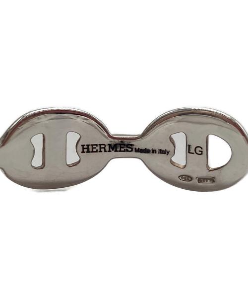 HERMES（エルメス）HERMES (エルメス) シェーヌダンクル アンシェネバングル シルバー サイズ:OneSizeの古着・服飾アイテム