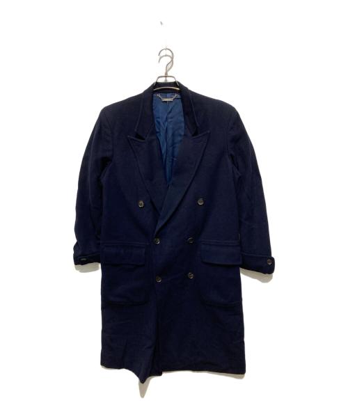 Kent Ave.（ケントアヴェニュー）Kent Ave. (ケントアヴェニュー) カシミヤダブルチェスターコート ネイビー サイズ:5の古着・服飾アイテム