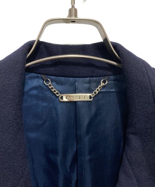 Kent Ave.（ケントアヴェニュー）Kent Ave. (ケントアヴェニュー) カシミヤダブルチェスターコート ネイビー サイズ:5の古着・服飾アイテム