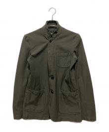 COMME des GARCONS SHIRT（コムデギャルソンシャツ）の古着「製品染めポリ縮絨 ジャケット」｜グリーン