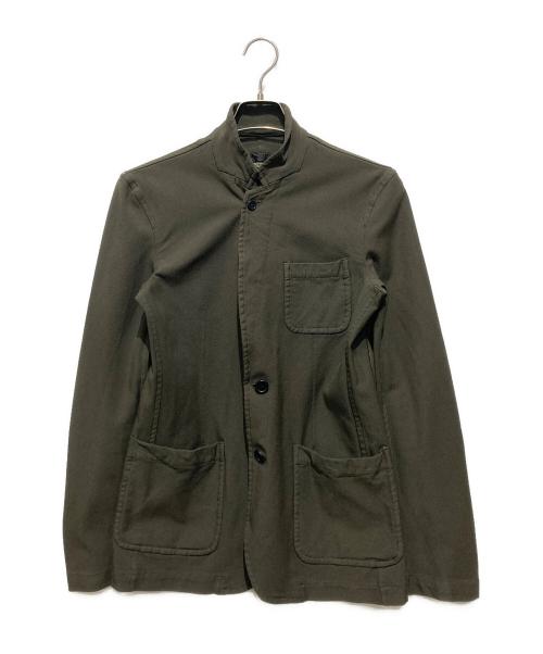 COMME des GARCONS SHIRT（コムデギャルソンシャツ）COMME des GARCONS SHIRT (コムデギャルソンシャツ) 製品染めポリ縮絨 ジャケット グリーン サイズ:Sの古着・服飾アイテム