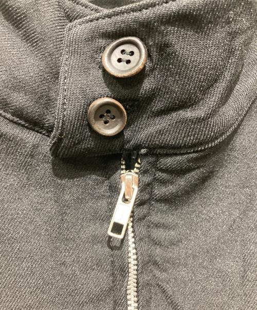 COMME des GARCONS HOMME（コムデギャルソン オム）COMME des GARCONS HOMME (コムデギャルソン オム) 製品染めポリ縮絨 スイングトップ ブラック サイズ:Sの古着・服飾アイテム