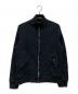 COMME des GARCONS HOMME（コムデギャルソン オム）の古着「製品染めポリ縮絨 スイングトップ」｜ブラック