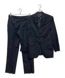 BURBERRY BLACK LABEL（バーバリーブラックレーベル）の古着「袖裏ストライプ 2Bセットアップスーツ」｜ブラック