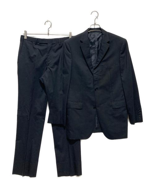 BURBERRY BLACK LABEL（バーバリーブラックレーベル）BURBERRY BLACK LABEL (バーバリーブラックレーベル) 袖裏ストライプ 2Bセットアップスーツ ブラック サイズ:38Rの古着・服飾アイテム