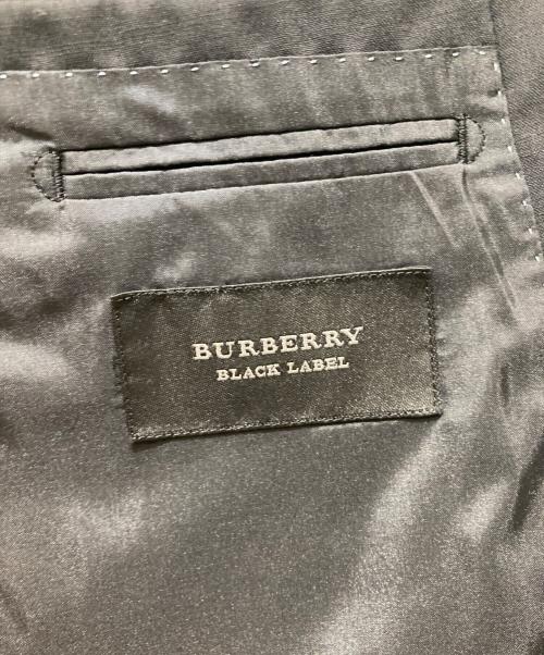 BURBERRY BLACK LABEL（バーバリーブラックレーベル）BURBERRY BLACK LABEL (バーバリーブラックレーベル) 袖裏ストライプ 2Bセットアップスーツ ブラック サイズ:38Rの古着・服飾アイテム